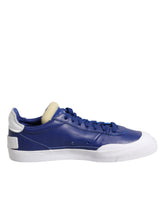 Tênis Nike PRM Branco Azul com Cadarço Cano Baixo Tipo Drop